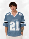 Men Oversized Varsity T-Shirt