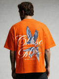 CHASE MORE  Embroidered Men Oversized T-shirt