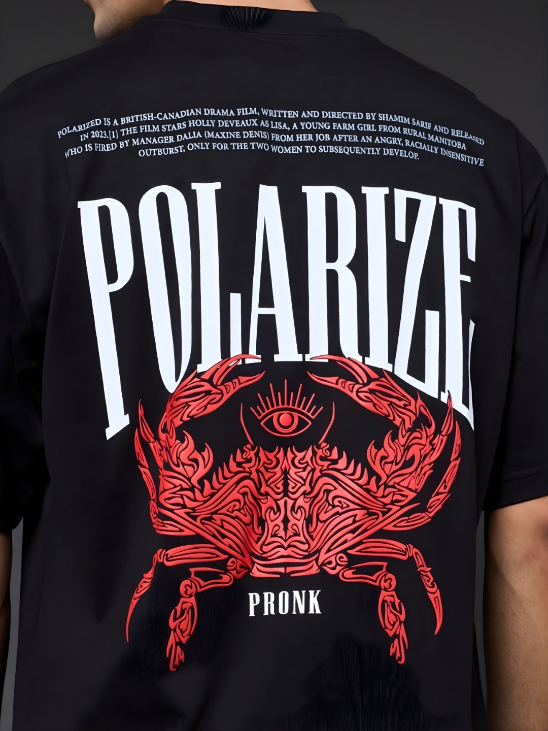Polarize Mandala Roots Printed Men Premium Oversized T-Shirt